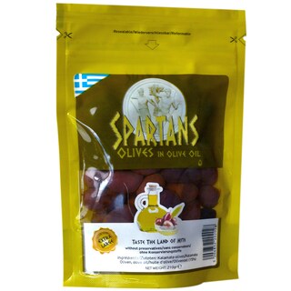 Spartans | Masline Kalamata in ulei de masline 210g