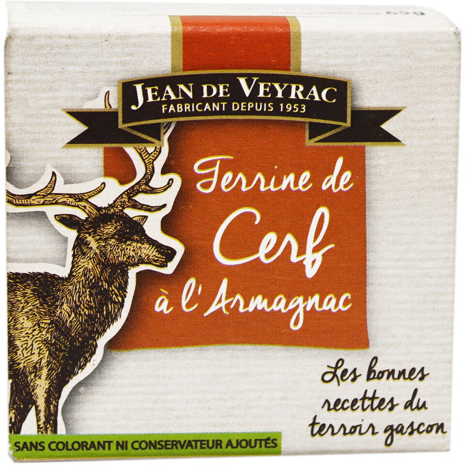 Jean De Veyrac Terina de cerb cu Armagnac 65g Megaimage