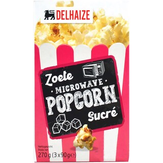 Delhaize | Popcorn dulce 3x90g