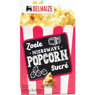 Delhaize | Popcorn dulce 3x90g