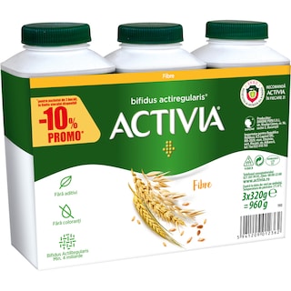 Activia | Iaurt de baut fibre 3x320g