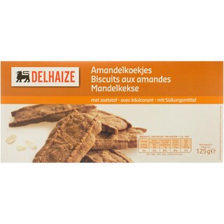 Delhaize | Biscuiti cu migdale fara zahar 125g