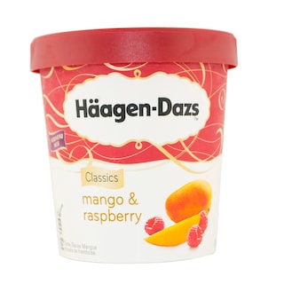 Haagen Dazs | Inghetata cu mango si zmeura 500ml