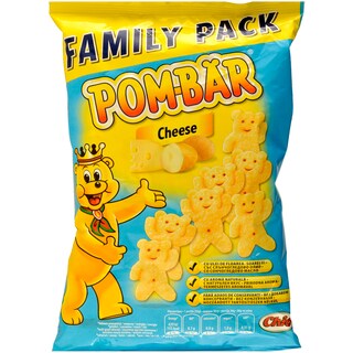 Pom-Bar | Snack din cartofi cu gust de cascaval Family pack 65g