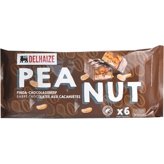Delhaize | Batoane cu ciocolata si arahide 6x50g