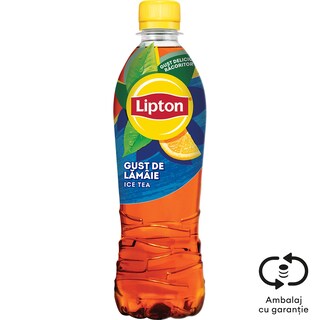 Lipton | Ice Tea | Bautura racoritoare cu ceai negru si lamaie 0.5L