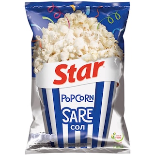 Star | Popcorn cu sare 87g