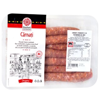 Gusturi romanesti | Carnati proaspeti in membrana de oaie