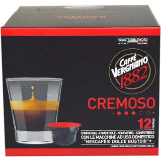 Caffe Vergnano 1882 | Cafea Cremoso, 12 capsule