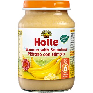 Holle | Bio | Piure eco de banane cu gris 190g