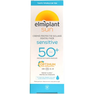 Elmiplant | Crema protectie solara pentru fata Sensitive SPF 50+ 50ml