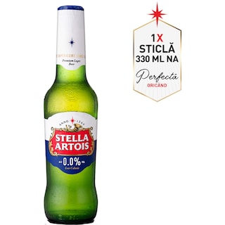 Stella Artois | Bere blonda fara alcool 0.33L