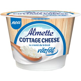 Almette | Branza cottage cu crema de branza 165g