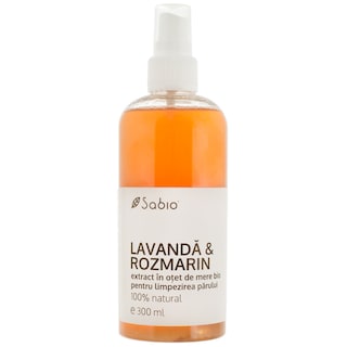 Sabio | Extract pentru par din otet de mere bio cu lavanda si rozmarin 300ml
