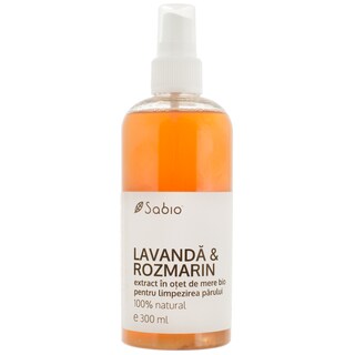 Sabio | Extract pentru par din otet de mere bio cu lavanda si rozmarin 300ml