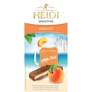 Heidi | Smoothie | Ciocolata cu lapte si umplutura de caise 90g