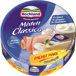 Hochland | Branza topita triunghiuri Mixtett Classico 280g