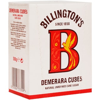 Billington's | Zahar cubic brun nerafinat Demerara 500g