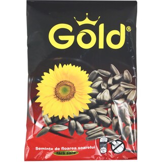 Gold | Seminte de floarea soarelui prajite nesarate 100g