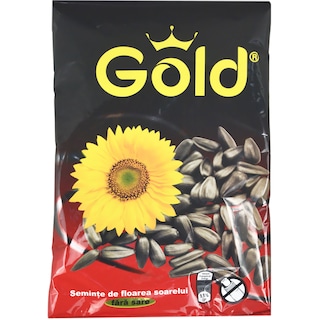 Gold | Seminte de floarea soarelui prajite nesarate 100g