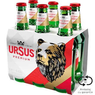 Ursus | Premium | Bere blonda 6x0.33L