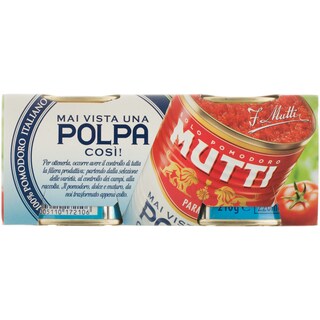 Mutti | Pulpa de rosii taiata fin 2x210g