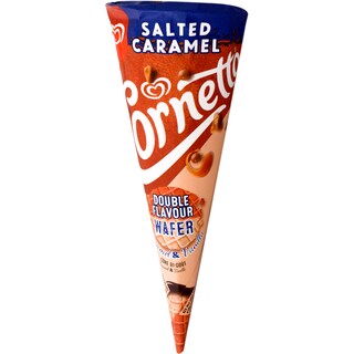 Cornetto | Inghetata cu aroma de vanilie, cu sos de caramel sarat 75g