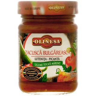 Olinesa | Zacusca bulgareasca reteta de casa picanta 260g