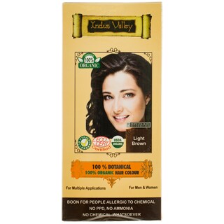 Indus Valley | Vopsea de par ecologica, Light Brown 120g