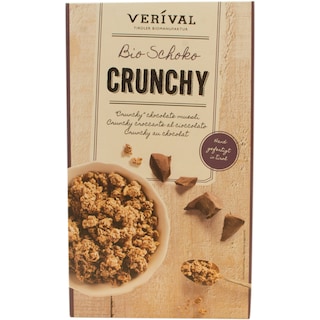 Verival Bio | Crunchy | Cereale cu ciocolata bio 375g