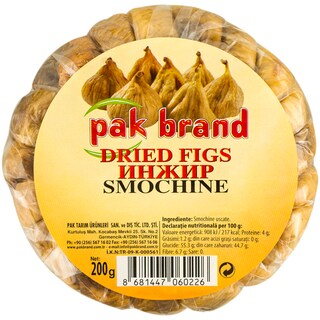 Pak Brand | Smochine deshidratate 200g