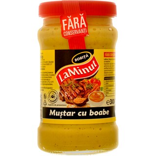La Minut | Mustar cu bobite 300g