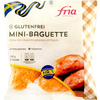 Fria | Mini baghete fara gluten 4x60g