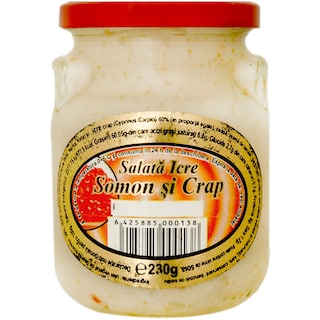 Delta Fish | Salata de icre cu somon si crap 230g