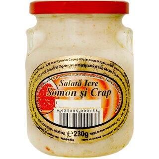 Delta Fish | Salata de icre cu somon si crap 230g