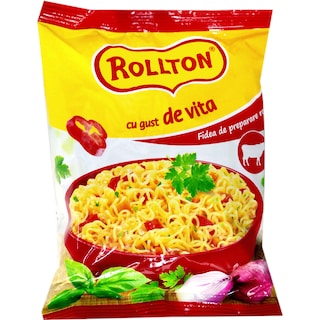 Rollton | Fidea instant cu gust de vita 60g