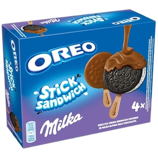 Oreo | Inghetata sandwich cu ciocolata cu lapte 4x75ml