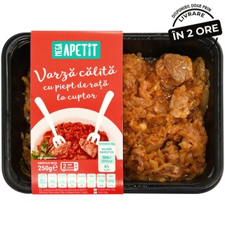 Mega Apetit | Varza calita cu piept de rata la cuptor 300g