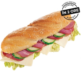 Mega Apetit | Sandwich cu pastrama de porc 235g