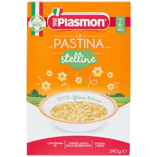 Plasmon | Paste Stelline, +6 luni, 340g