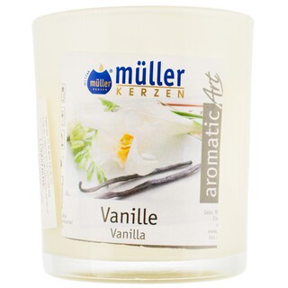 Muller | Lumanare la pahar cu miros de vanilie Elegance