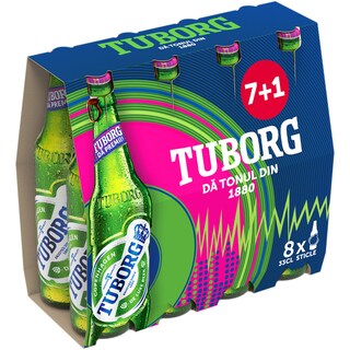 Tuborg | Bere blonda pasteurizata 330ml