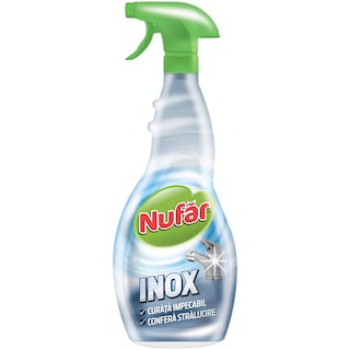 Nufar | Detergent pentru suprafete din inox 500ml