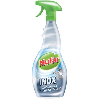 Nufar | Detergent pentru suprafete din inox 500ml