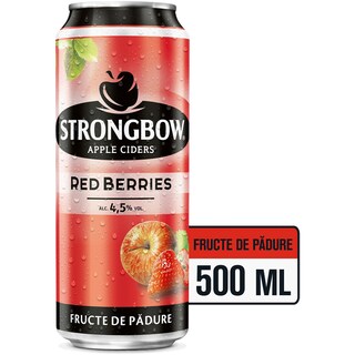 Strongbow | Cidru din mere Red Berries 0.5L