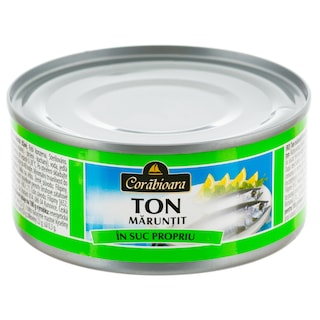 Corabioara | Ton maruntit in suc propriu 150g