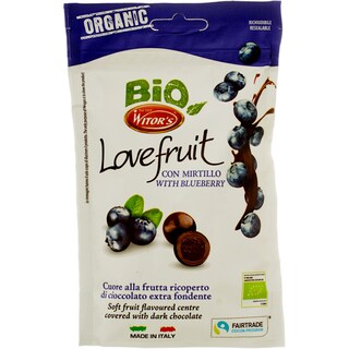 Witor's | Lovefruit | Ciocolata bio cu afine 95g