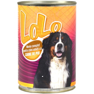 Lolo | Hrana umeda pentru caini cu carne de pui 415g