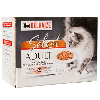Delhaize | Hrana umeda pentru pisici fileuri in sos 12x85g