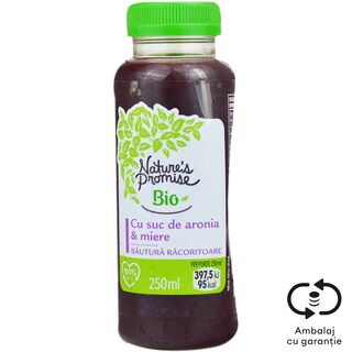 Nature's Promise Bio | Suc de aronia cu miere 250ml